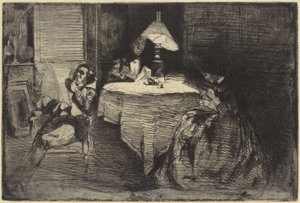 The Music-Room by James Abbott McNeill Whistler