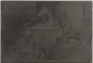 The Music Room by James Abbott McNeill Whistler