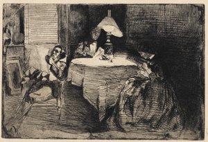 The Music Room, 1858 by James Abbott McNeill Whistler