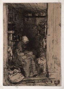 The Old Rag Woman, No. 10 from Twelves Etchings from Nature The French Set by James Abbott McNeill Whistler