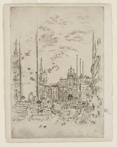 The Piazzetta by James Abbott McNeill Whistler