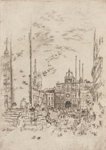 The Piazzetta by James Abbott McNeill Whistler