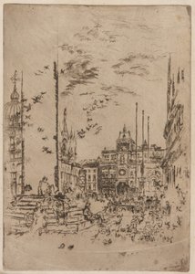 The Piazzetta by James Abbott McNeill Whistler