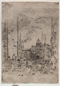 The Piazzetta by James Abbott McNeill Whistler