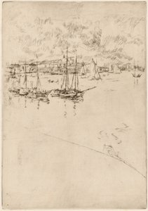 The Steamboat, Venice by James Abbott McNeill Whistler