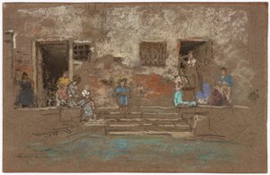 The Steps by James Abbott McNeill Whistler