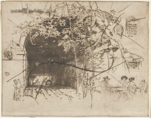 The Traghetto, No. 2 by James Abbott McNeill Whistler