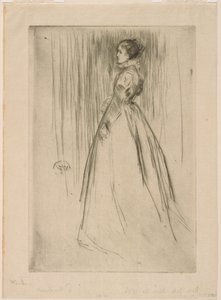 The Velvet Dress Mrs. Leyland by James Abbott McNeill Whistler