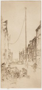 The Venetian Mast by James Abbott McNeill Whistler