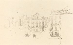 Trial Sketch: Grand Rue, Dieppe, c. 1891 by James Abbott McNeill Whistler