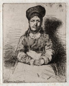 Twelve Etchings from Nature: La Rétameuse, 1858 by James Abbott McNeill Whistler