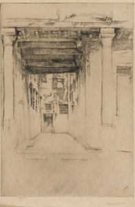 Venetian Court, 1879-1880 by James Abbott McNeill Whistler