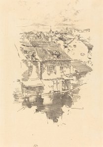 Vitré: The Canal, 1893 by James Abbott McNeill Whistler