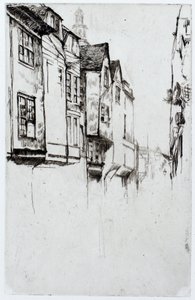 Wych Street by James Abbott McNeill Whistler