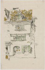 Yellow House, Lannion, 1893 by James Abbott McNeill Whistler