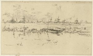 Zaandam by James Abbott McNeill Whistler