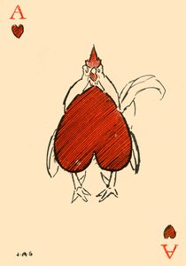 The Corpulent Chanticleer (from the Ace of Hearts)