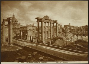 The Roman Forum, as seen from the Capitol by James Anderson