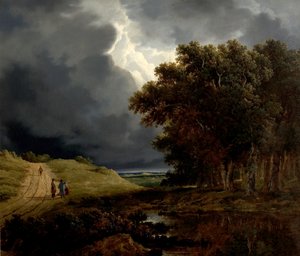 The Edge of a Forest, Storm Coming On, 1826