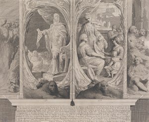 His Majesty Recommending a Law (Designs for the Walls of the Great Room of the Society for the Encouragement of the Arts) by James Barry