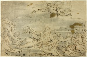 Study for Commerce or the Triumph of the Thames by James Barry