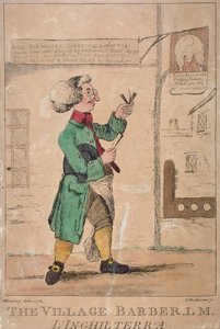 The Village Barber, 1772 by James Bretherton