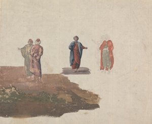 Five Men Talking by James Bruce