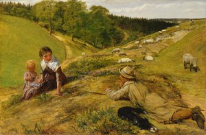 Colin, Thou Kenst the Southerne Shepheards Boye (Hobbinols Complaint to Thenot) by James Clarke Hook