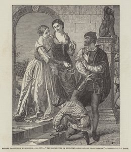 The Departure of the Chevalier Bayard from Brescia by James Clarke Hook