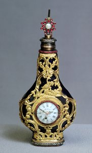 Scent Flask with Watch and Compass