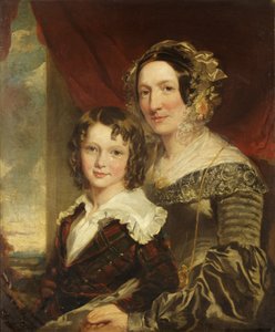 Mrs Margaret Moor and Her Son Tom by James Curnock