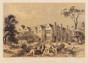 Sawston Hall, Cambridgeshire by James Dafforne