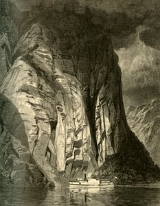 Under Trinity Rock, Saguenay, 1874