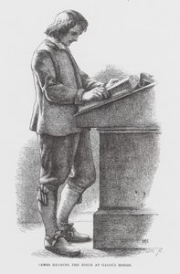 James Reading the Bible at Gaius