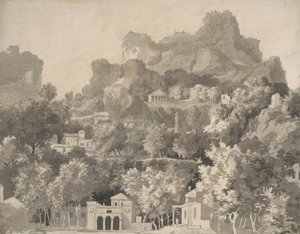 Rocky Landscape with Classical Buildings, c.1745