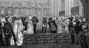 The Marriage of the Duke and Duchess of Albany, 27 April 1882, 1900 by James Dromgole Linton