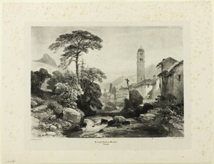 Le Casset; Monetier Valley by James Duffield Harding