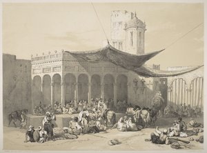 Sikh Soldiers receiving their pay at the Royal Durbar, Lahore by James Duffield Harding
