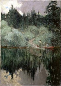 Clearing After Rain, Maganatawan River, Ontario by James Edward Hervey Macdonald