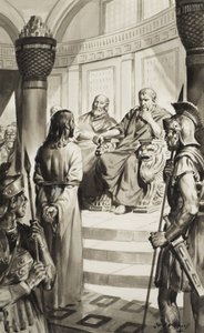 Christ in Front of Pontius Pilate by James Edwin McConnell
