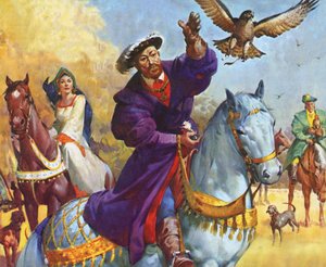 King Henry VIII hunting by James Edwin McConnell