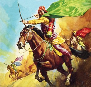 Parthian warrior at the battle of Carrhae in 53 BC