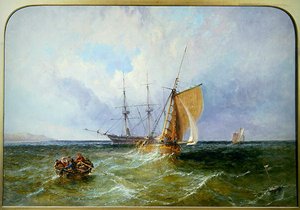 Shipping off the Coast by James Edwin Meadows