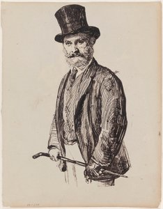 After Fantin-Latour: The Painter Edouard Manet by James Ensor