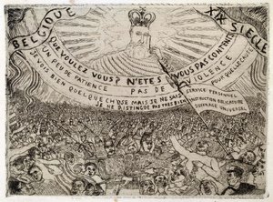 Belgium in the 19th Century by James Ensor