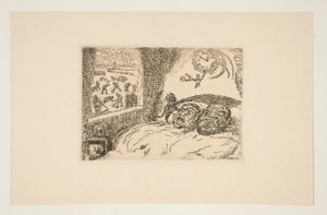 Sloth, from the portfolio The Deadly Sins by James Ensor