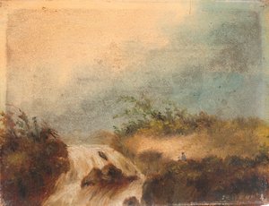 Landscape with Waterfalls by James Ensor