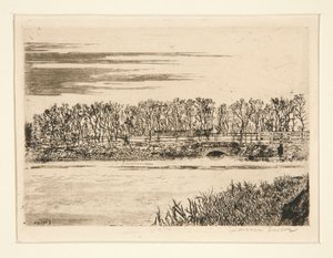 The Bridge in the Wood at Ostend by James Ensor