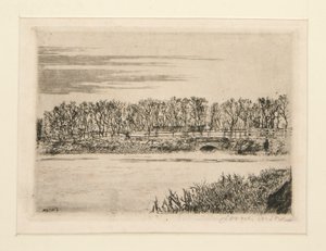 The Bridge in the Wood at Ostend by James Ensor