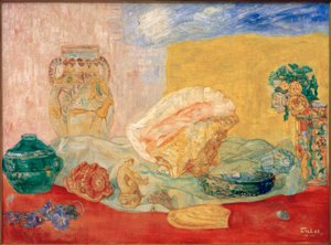 Shells, Roses, and Vases
